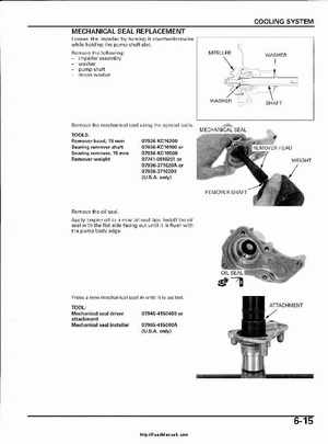 2003 Honda ATV TRX650FA Rincon Factory Service Manual, Page 133
