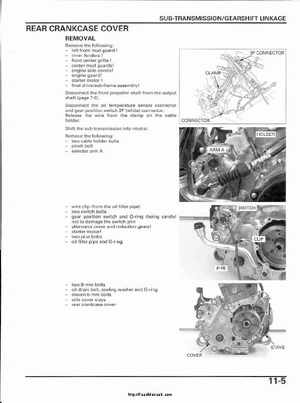2003 Honda ATV TRX650FA Rincon Factory Service Manual, Page 198