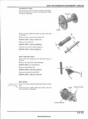 2003 Honda ATV TRX650FA Rincon Factory Service Manual, Page 204