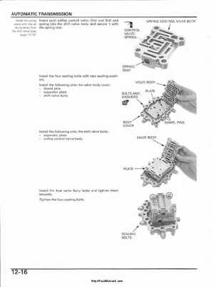 2003 Honda ATV TRX650FA Rincon Factory Service Manual, Page 227