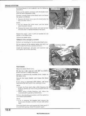 2003 Honda ATV TRX650FA Rincon Factory Service Manual, Page 315