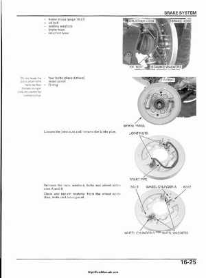 2003 Honda ATV TRX650FA Rincon Factory Service Manual, Page 332