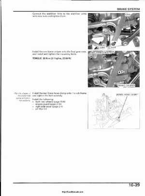 2003 Honda ATV TRX650FA Rincon Factory Service Manual, Page 346