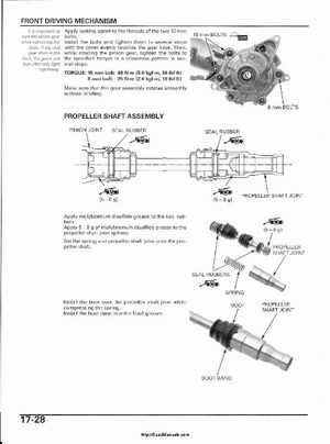 2003 Honda ATV TRX650FA Rincon Factory Service Manual, Page 374