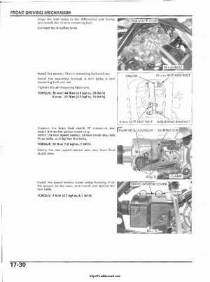 2003 Honda ATV TRX650FA Rincon Factory Service Manual, Page 376