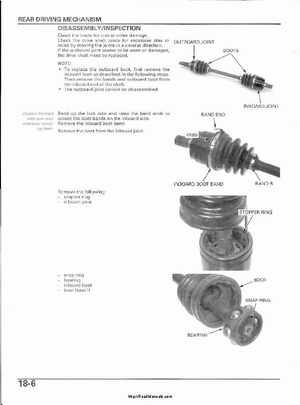2003 Honda ATV TRX650FA Rincon Factory Service Manual, Page 383