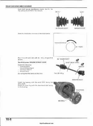 2003 Honda ATV TRX650FA Rincon Factory Service Manual, Page 385