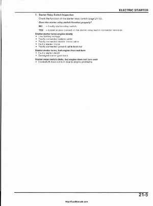 2003 Honda ATV TRX650FA Rincon Factory Service Manual, Page 426