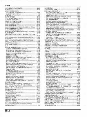 2003 Honda ATV TRX650FA Rincon Factory Service Manual, Page 529
