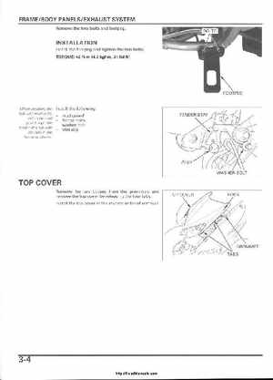 2004-2005 Honda TRX450R Factory Sevice Manual, Page 38