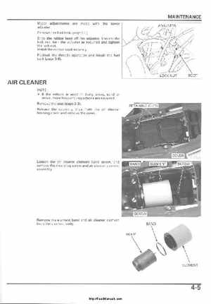 2004-2005 Honda TRX450R Factory Sevice Manual, Page 49