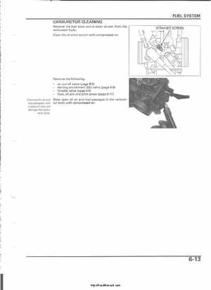 2004-2005 Honda TRX450R Factory Sevice Manual, Page 95