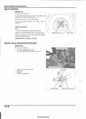 2004-2005 Honda TRX450R Factory Sevice Manual, Page 256