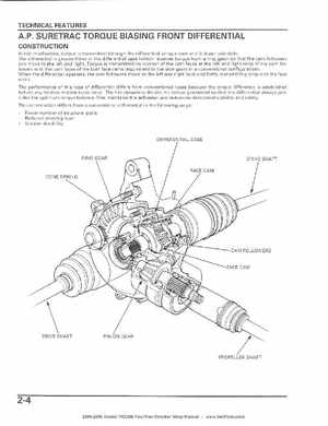 2004-2006 Honda FourTrax Rancher TRX350TE/TM/FE/FM Service Manual, Page 37
