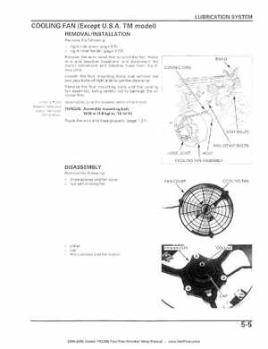 2004-2006 Honda FourTrax Rancher TRX350TE/TM/FE/FM Service Manual, Page 88