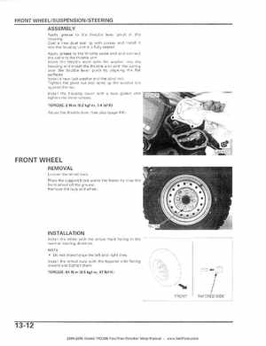 2004-2006 Honda FourTrax Rancher TRX350TE/TM/FE/FM Service Manual, Page 232