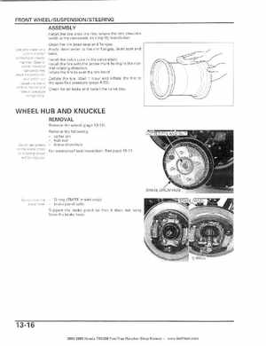 2004-2006 Honda FourTrax Rancher TRX350TE/TM/FE/FM Service Manual, Page 236