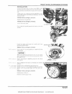 2004-2006 Honda FourTrax Rancher TRX350TE/TM/FE/FM Service Manual, Page 241