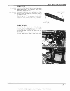 2004-2006 Honda FourTrax Rancher TRX350TE/TM/FE/FM Service Manual, Page 258