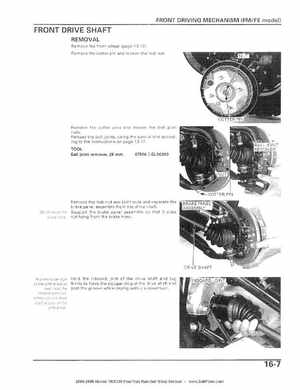 2004-2006 Honda FourTrax Rancher TRX350TE/TM/FE/FM Service Manual, Page 293