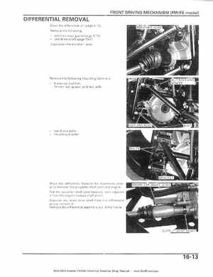 2004-2006 Honda FourTrax Rancher TRX350TE/TM/FE/FM Service Manual, Page 299