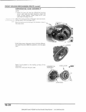 2004-2006 Honda FourTrax Rancher TRX350TE/TM/FE/FM Service Manual, Page 316