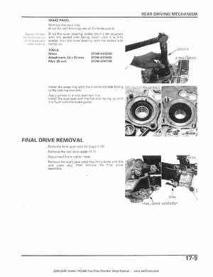 2004-2006 Honda FourTrax Rancher TRX350TE/TM/FE/FM Service Manual, Page 328