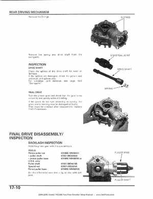 2004-2006 Honda FourTrax Rancher TRX350TE/TM/FE/FM Service Manual, Page 329