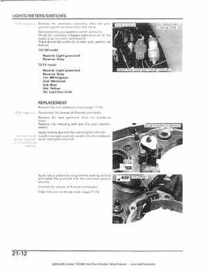 2004-2006 Honda FourTrax Rancher TRX350TE/TM/FE/FM Service Manual, Page 389