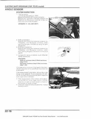 2004-2006 Honda FourTrax Rancher TRX350TE/TM/FE/FM Service Manual, Page 412