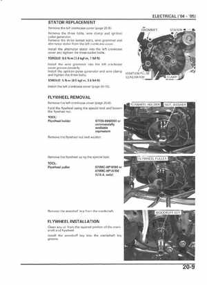 2004-2009 Honda TRX450R/TRX450ER Service Manual, Page 437