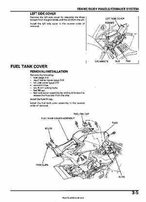 2005-2006 Honda ATV TRX500FE/FM/TM FourTrax Foreman Factory Service Manual, Page 50