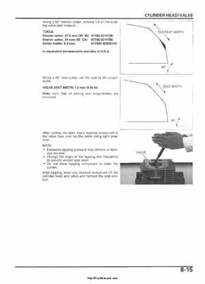2005-2006 Honda ATV TRX500FE/FM/TM FourTrax Foreman Factory Service Manual, Page 141