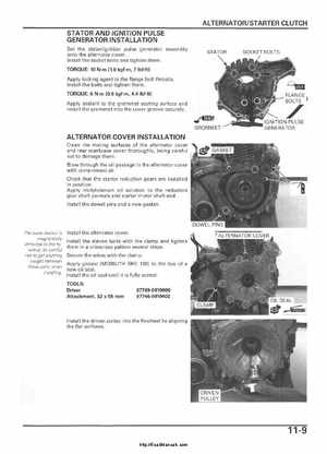 2005-2006 Honda ATV TRX500FE/FM/TM FourTrax Foreman Factory Service Manual, Page 194