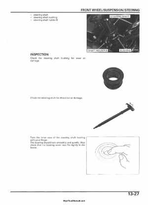 2005-2006 Honda ATV TRX500FE/FM/TM FourTrax Foreman Factory Service Manual, Page 257