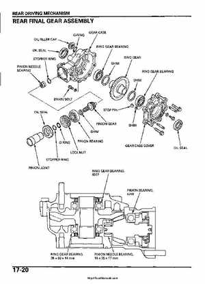 2005-2006 Honda ATV TRX500FE/FM/TM FourTrax Foreman Factory Service Manual, Page 346