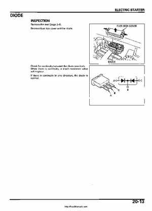 2005-2006 Honda ATV TRX500FE/FM/TM FourTrax Foreman Factory Service Manual, Page 381
