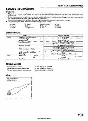 2005-2006 Honda ATV TRX500FE/FM/TM FourTrax Foreman Factory Service Manual, Page 384