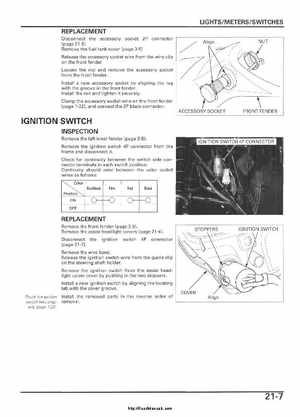 2005-2006 Honda ATV TRX500FE/FM/TM FourTrax Foreman Factory Service Manual, Page 388