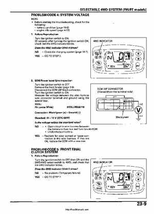 2005-2006 Honda ATV TRX500FE/FM/TM FourTrax Foreman Factory Service Manual, Page 433