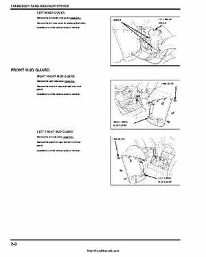 2005-2008 Honda ATV TRX500FA/FGA Fourtrax, Rubicon Factory Service Manual, Page 58