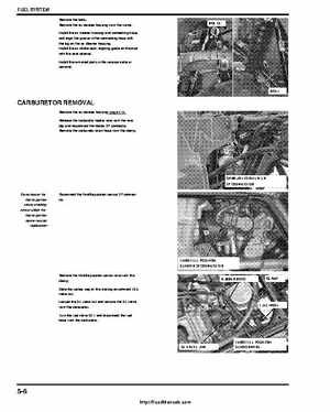 2005-2008 Honda ATV TRX500FA/FGA Fourtrax, Rubicon Factory Service Manual, Page 118