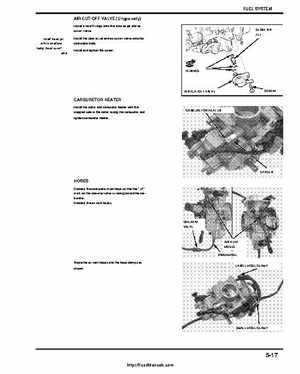 2005-2008 Honda ATV TRX500FA/FGA Fourtrax, Rubicon Factory Service Manual, Page 129