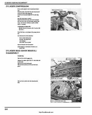 2005-2008 Honda ATV TRX500FA/FGA Fourtrax, Rubicon Factory Service Manual, Page 168