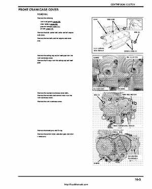 2005-2008 Honda ATV TRX500FA/FGA Fourtrax, Rubicon Factory Service Manual, Page 203