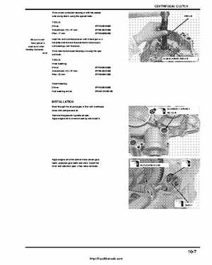 2005-2008 Honda ATV TRX500FA/FGA Fourtrax, Rubicon Factory Service Manual, Page 205