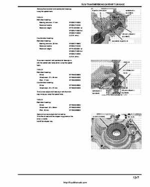 2005-2008 Honda ATV TRX500FA/FGA Fourtrax, Rubicon Factory Service Manual, Page 237