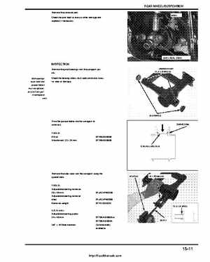 2005-2008 Honda ATV TRX500FA/FGA Fourtrax, Rubicon Factory Service Manual, Page 315