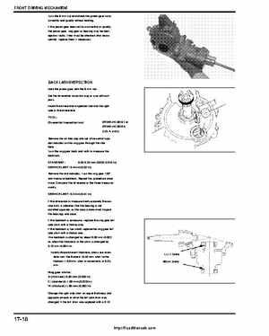2005-2008 Honda ATV TRX500FA/FGA Fourtrax, Rubicon Factory Service Manual, Page 366