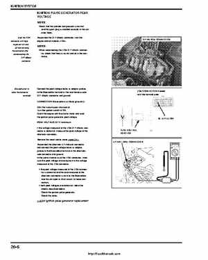 2005-2008 Honda ATV TRX500FA/FGA Fourtrax, Rubicon Factory Service Manual, Page 422